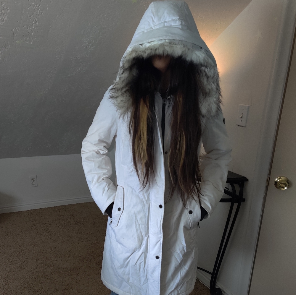 1 Madison expedition white winter coat heritage collection